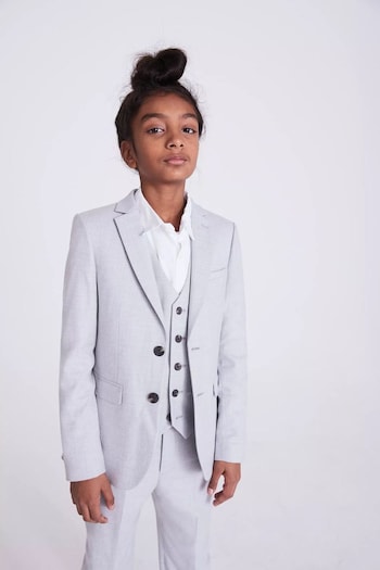 MOSS Boys Grey Flannel Jacket (275423) | £57