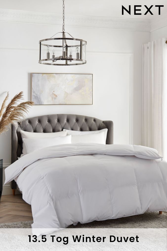 Duck feather duvet super king size sale