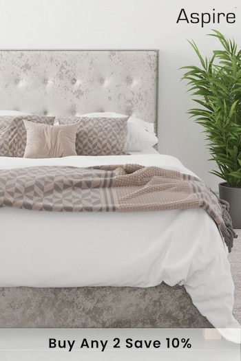 Aspire Furniture Pearl White Presley Ottoman Bed (275845) | £480 - £775