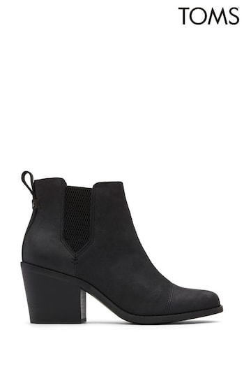 TOMS Everly Leather Boots Argento (276164) | £110