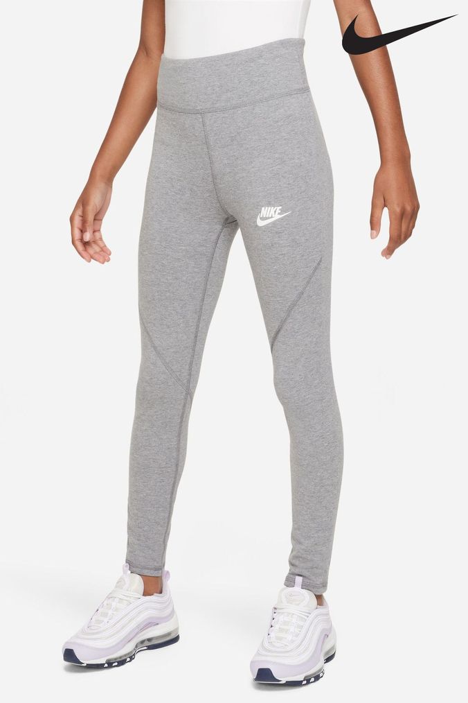 Girls grey online nike leggings