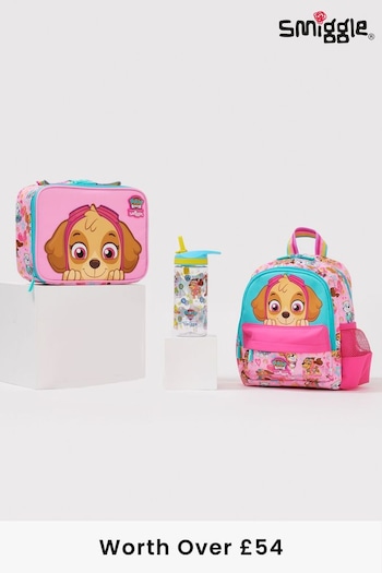 Smiggle Pink Paw Patrol 3 Piece School Bundle Bag (276510) | £46