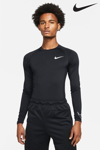 Nike Pro Black Dri-FIT Long Sleeve T-Shirt (276688) | £38