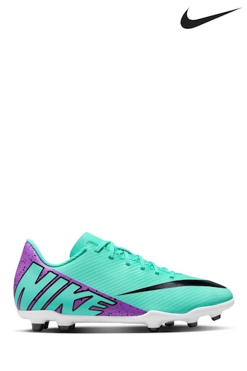 Nike Jr. Green Mercurial Vapor 15 Club Firm Ground Football leather Boots (277392) | £45