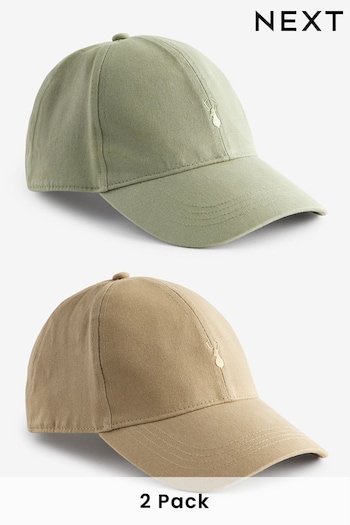 Sage Green/Tan Caps 2 Pack (277483) | £18