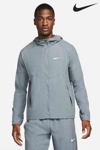 Nike Smoke Grey Repel Miler Running Jacket (278635) | £75