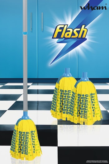 Wham Blue Flash Mighty Mop With 2 Mop Head Refills (278705) | £21