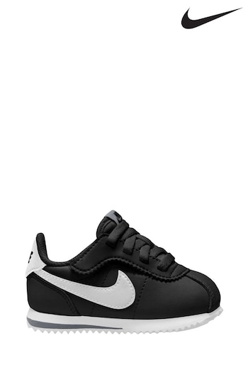 Nike Black Infant Cortez EasyOn Trainers (279302) | £38