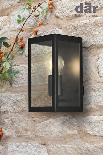 Dar Lighting Black Era Outdoor Wall Light (279551) | £69