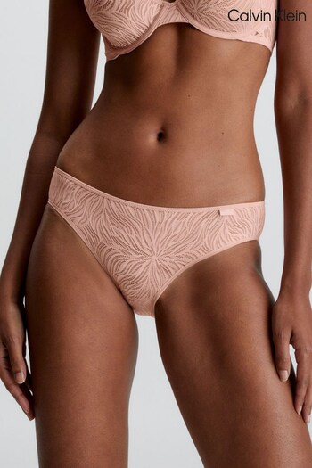 Calvin Klein Sheer Marquisette Lace Bikini Briefs (279872) | £28
