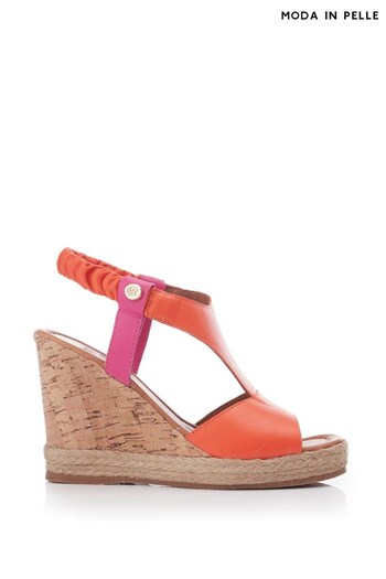Moda in Pelle Petriya Peep Toe Wedge Sandals (280327) | £89