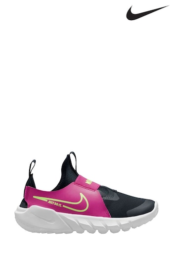 Nike Pink/Navy Flex Runner Youth Trainers (280338) | £38