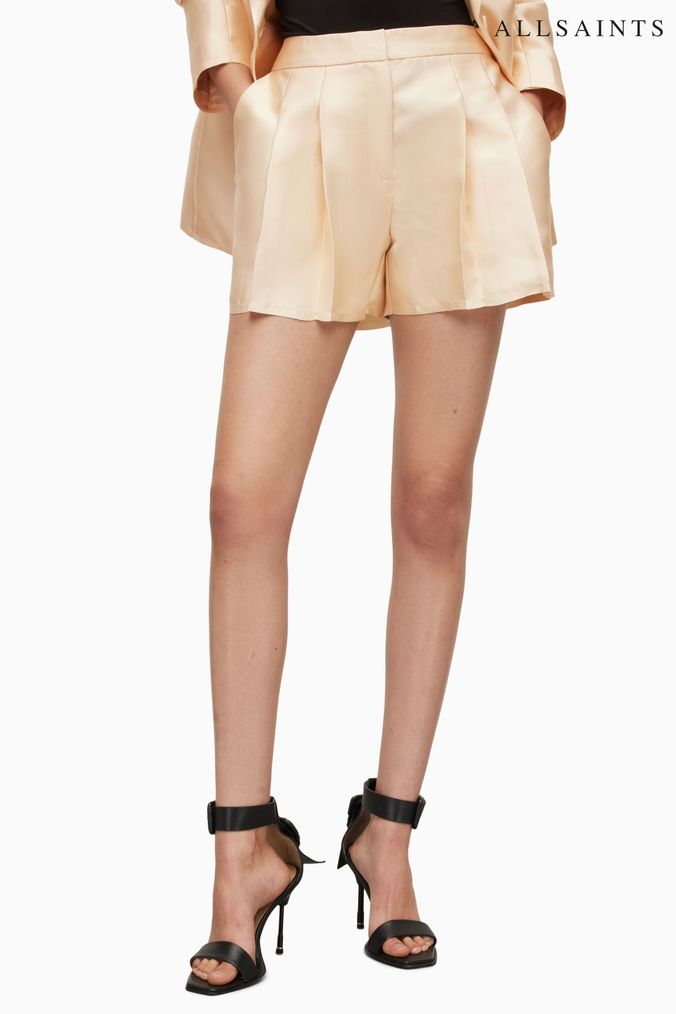 Gold shorts womens uk hotsell