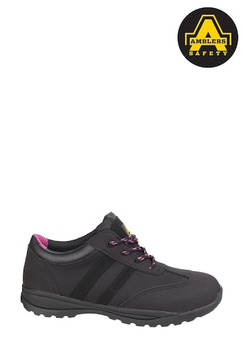Amblers Safety Black FS706 Sophie Lace-Up Safety Trainers (280516) | £65