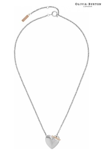 Olivia Burton Jewellery Ladies Pink Classics Knot Heart Necklace (280759) | £70