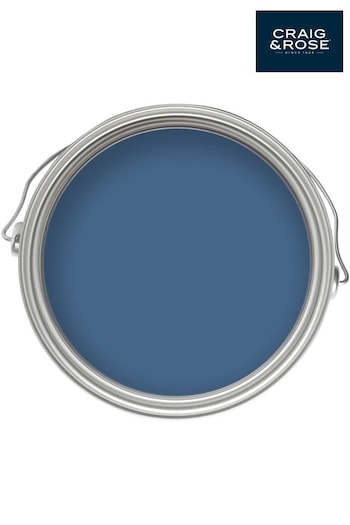 Craig & Rose Blue Chalky Emulsion Flanders Blue 50ml Tester Paint (281772) | £3.50
