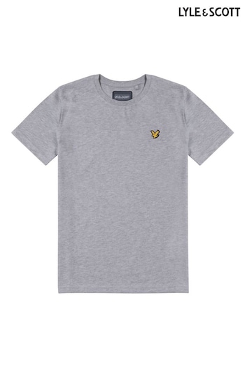 Lyle & Scott Boys Grey Sport Tech T-Shirt (282024) | £16 - £20