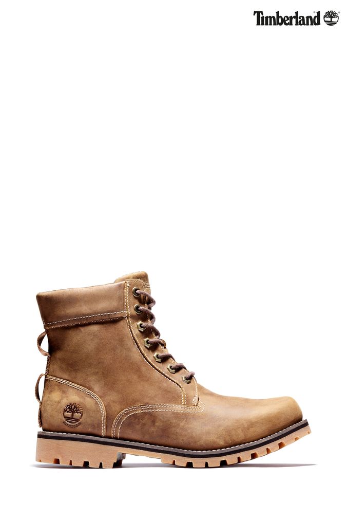 Timberland® Brown Rugged Leather Waterproof II 6 Inch Boots (282224) | £180