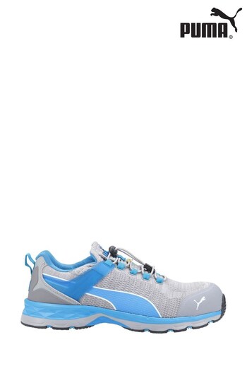 Puma Grey/Blue Safety Xcite Low Toggle Safety Trainers (282458) | £156