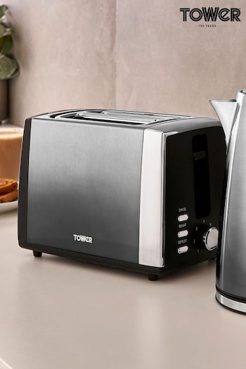 Tower Grey 2 Slot Toaster (282462) | £35