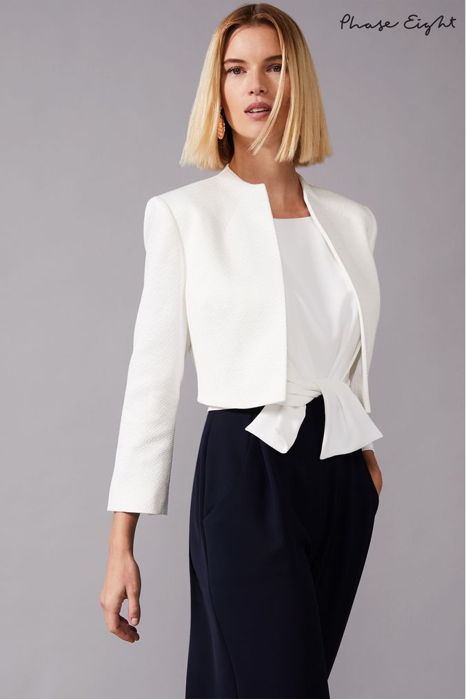 Womens cream jacket wedding outlet