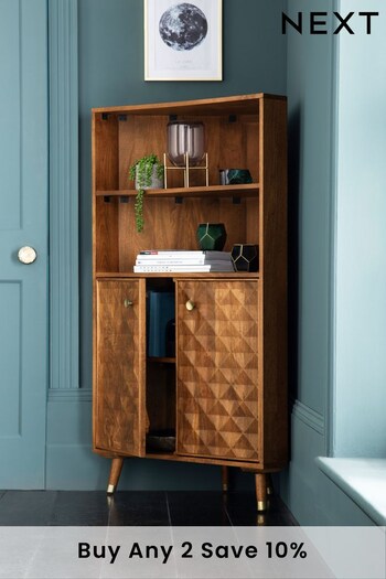 Dark Lloyd Mango Wood Corner Cabinet Sideboard (282900) | £750