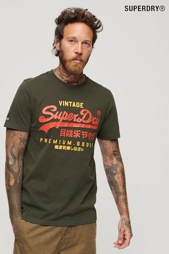 Superdry Green Classic Heritage T-Shirt (283157) | £27