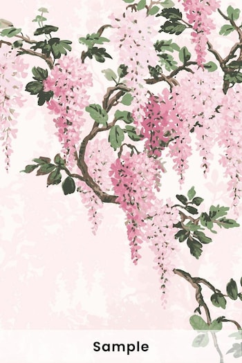 Woodchip & Magnolia Pink Wisteria Sample Wallpaper (2832D9) | £2