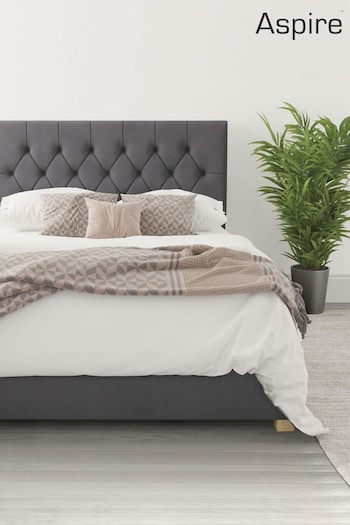 Aspire Furniture Grey Olivier Ottoman Bed (283515) | £460 - £680