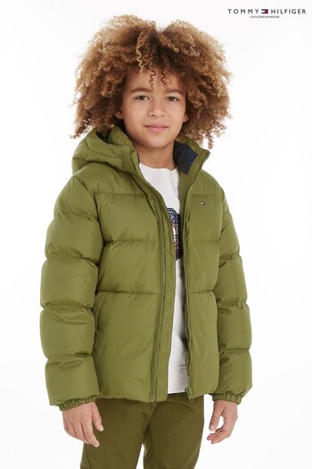 Tommy Hilfiger Kids Green Essential Down Jacket (283574) | £130 - £150