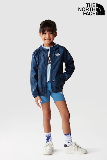 The North Face Kids Blue Never Stop Exploring Hooded Wind Jacket (283822) | £55
