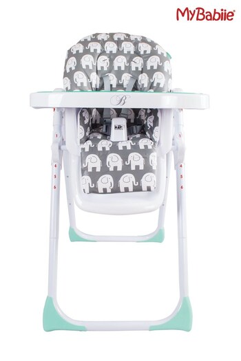 My Babiie Grey Elephants Premium Highchair (284619) | £70