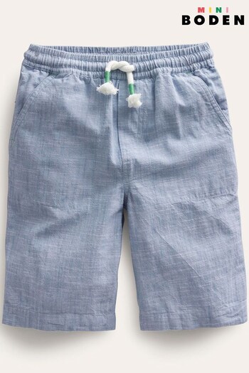 Boden Blue Cotton Baggie Shorts (285075) | £25 - £27