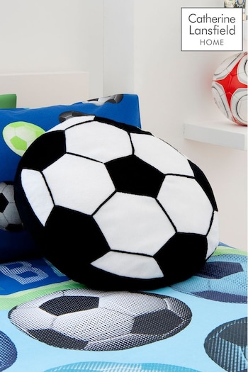 Catherine Lansfield White It's A Goal Cushion (285811) | £16