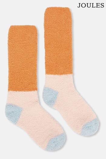 Joules Fluffy Pink Socks (286294) | £9.95
