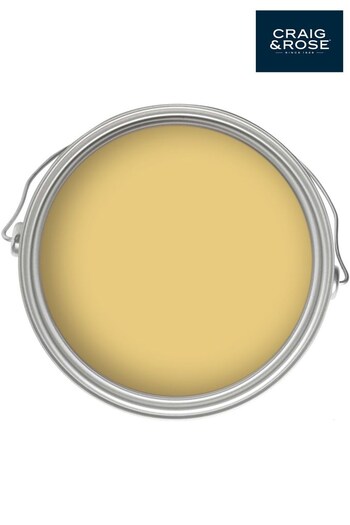 Craig & Rose Yellow Chalky Emulsion Gloriana 50ml Paint Pot (286590) | £3.50