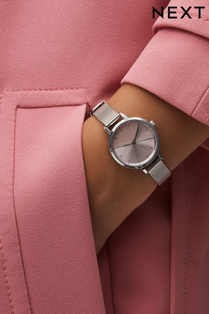 Pink colour sale watches for ladies