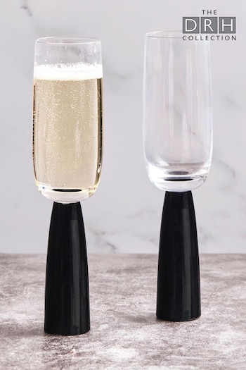 The DRH Collection Set of 2 Oslo Champagne Flutes (287079) | £30