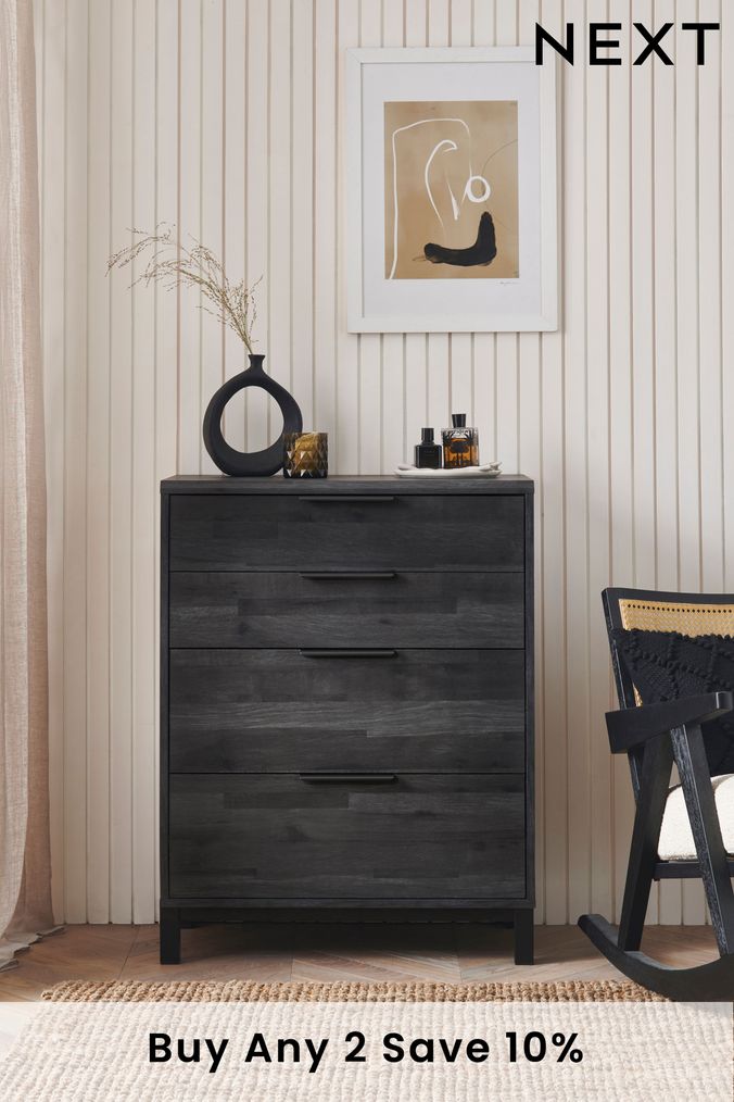 Boys black dresser best sale
