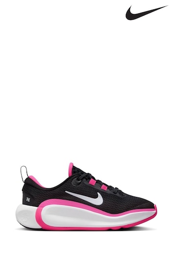 Nike Black/Pink Youth Infinity Flow Running Trainers (287306) | £65