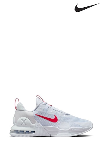 Nike Grey/Red Air Max Alpha 5 Training Trainers (287900) | £78