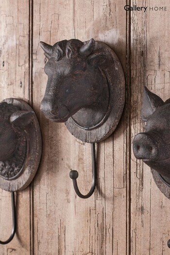 Gallery Home Copper Cow Head Hook (287995) | £19