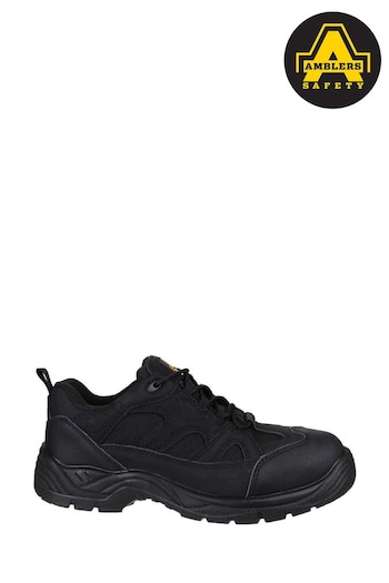 Amblers Safety Black FS214 Vegan Friendly Safety Shoes ASICS (288246) | £56