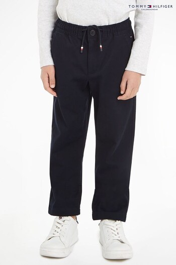 Tommy Hilfiger Kids Blue Pull On Chinos (289042) | £55 - £65