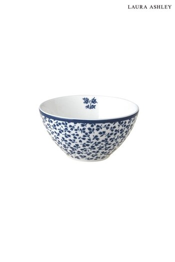 Laura Ashley Blue Blueprint Collectables Floris Bowl (289895) | £6
