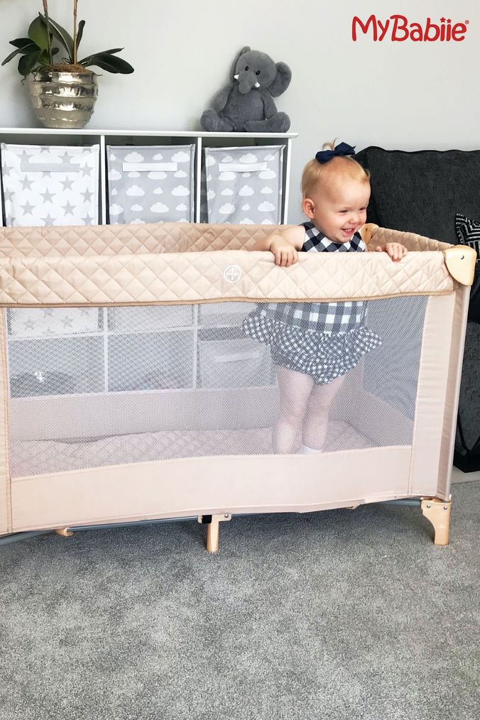 Girls travel cot sale