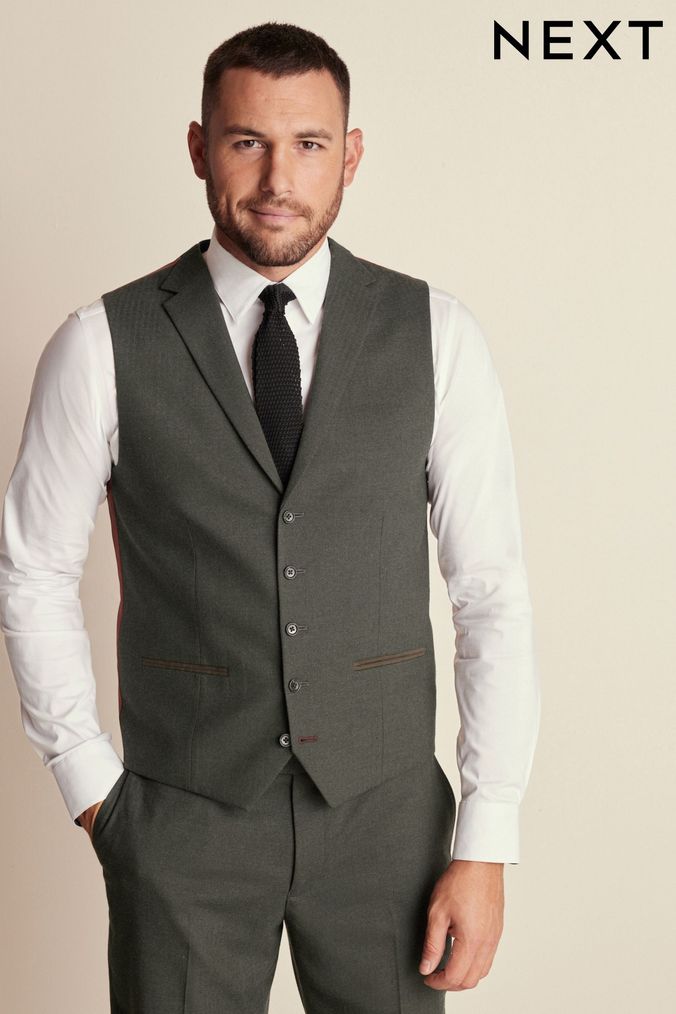 Next mens cheap waistcoats grey
