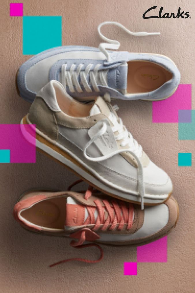 Clarks ladies trainers sale online