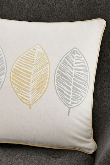Fusion Yellow Skandi Leaf Cushion (290888) | £16