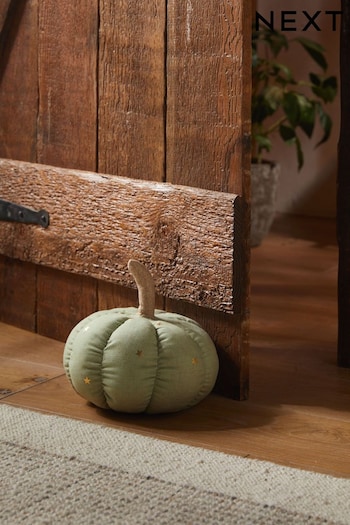 Sage Green Halloween Pumpkin Doorstop (291098) | £16